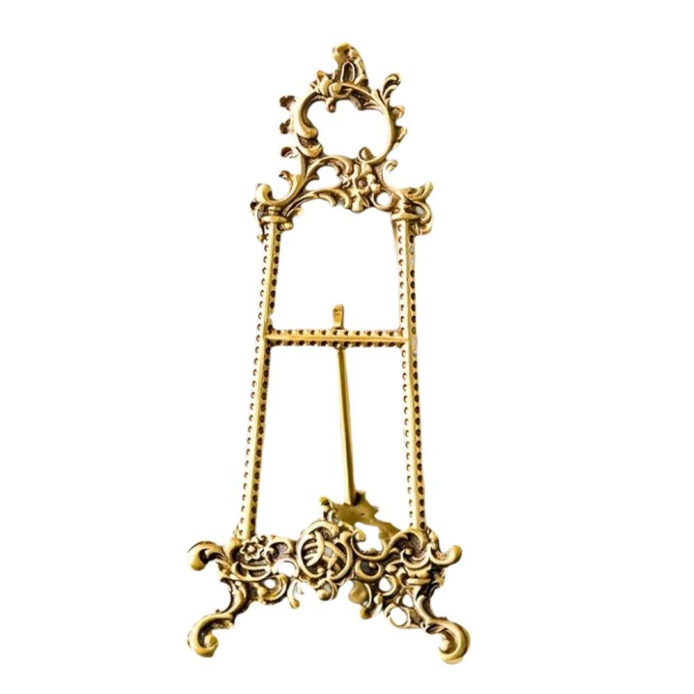 Antique Finish Photo Frame Holder Reusable Tray Rack Antique Photo Frame Display Rack Wedding Use