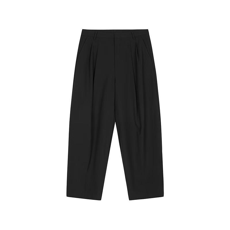 JNBY 2025 Summer New Loose Tapered Cropped Casual Pants