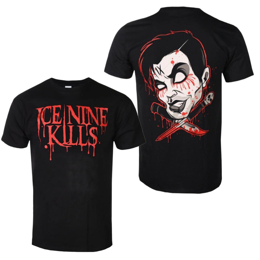 Ice Nine Kills Wolf Pattern Printed TShirt Punk Metallic Style Band TShirt For Unisex And Unisex S