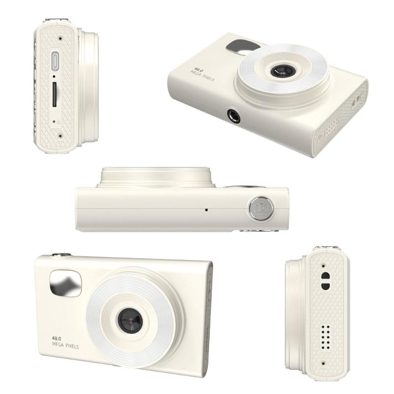 H12 Card Camera Kids Digital Camera 48MP Lens 2.8inch Screen 1080P for Children Boy Girls Birthday Gift