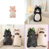 Adorable Short Plush Siamese/blue/orange/cow/pig Cat Stuffed Animal Pillow Toy Perfect Birthday Gift