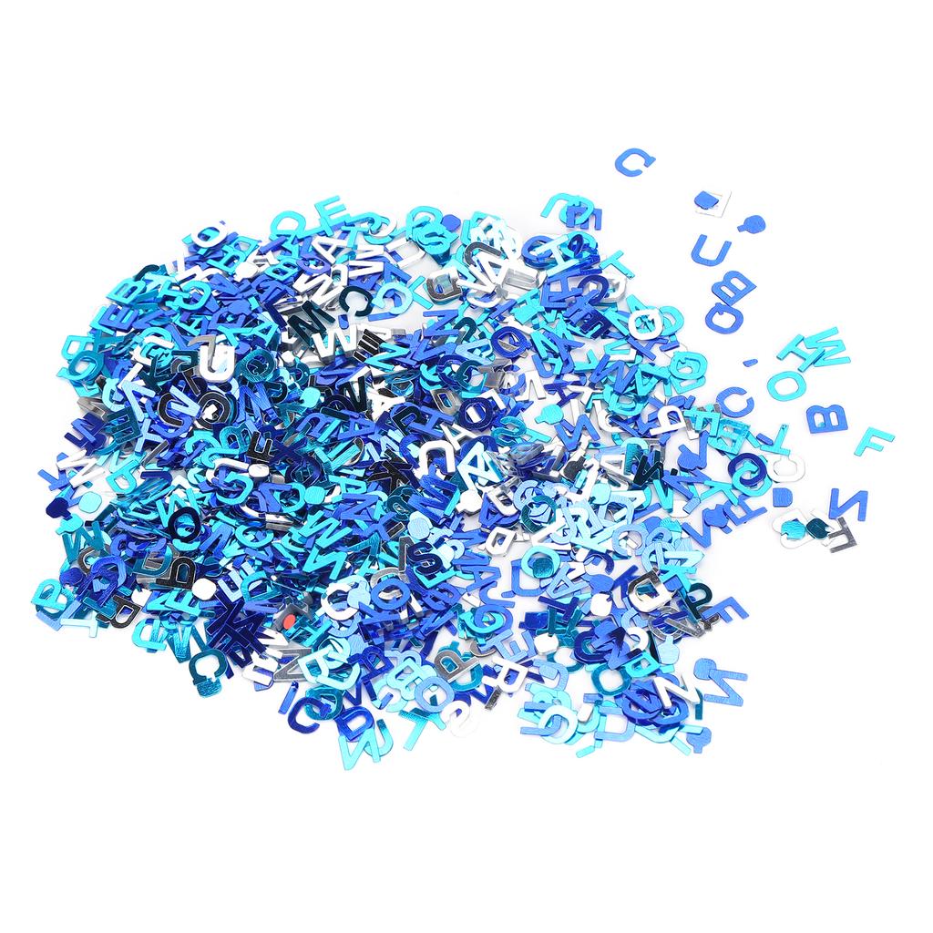 8mm Blue Confetti Party Glitter Sequin Table Decorations for Thanksgiving Day BaptismLetter