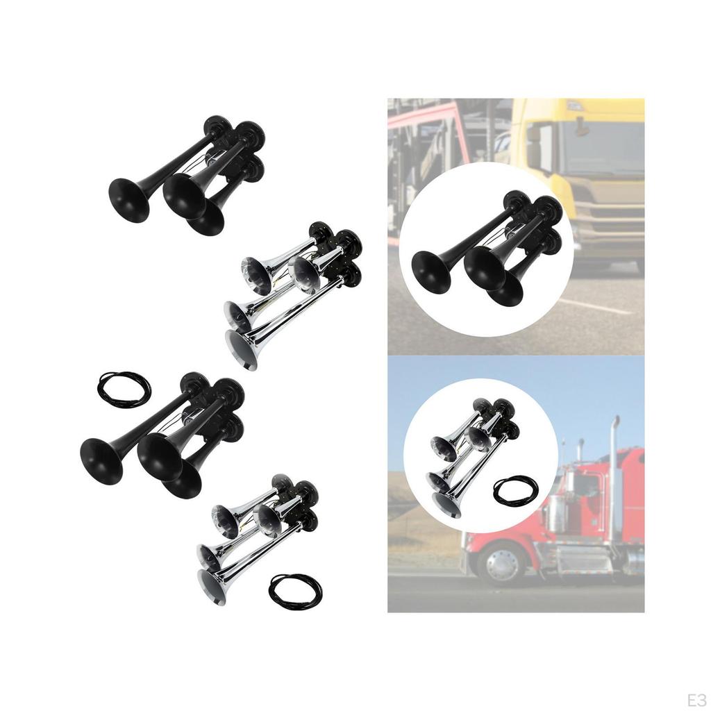 Four Trumpet Train Air Speaker Replacement Modification Parts Accessory for Vehicles Boats