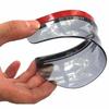 2 Pcs Black Car Rearview Mirror Rain Water Rainproof Eyebrow Cover Side Shield