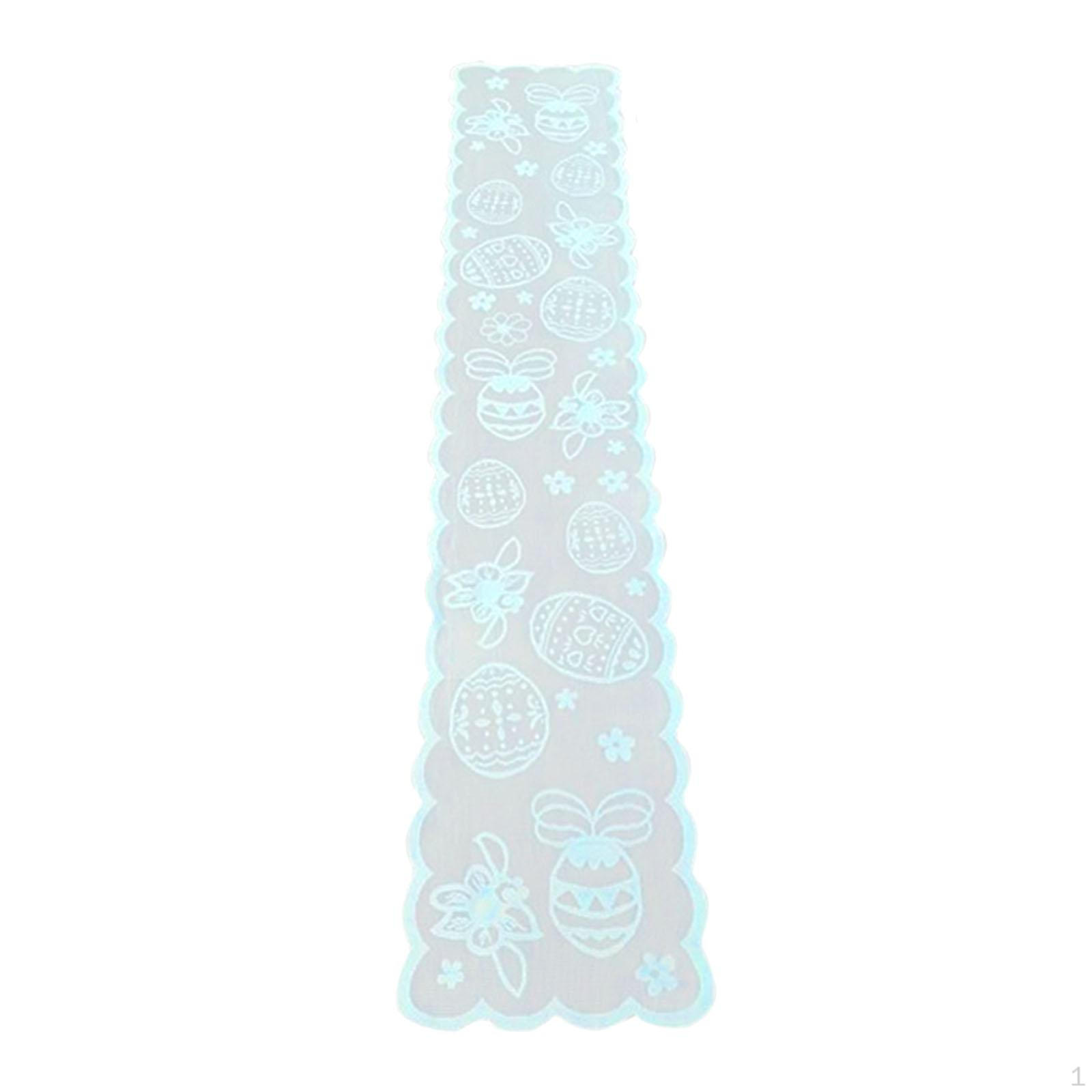 

Настольный флаг, чехол, милые шарфы для кухни, семейного ужина, весны, для помещений и синий