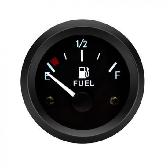 Fuel Level Gauge for Marine Use 52mm Size Compatible with Various Sensors