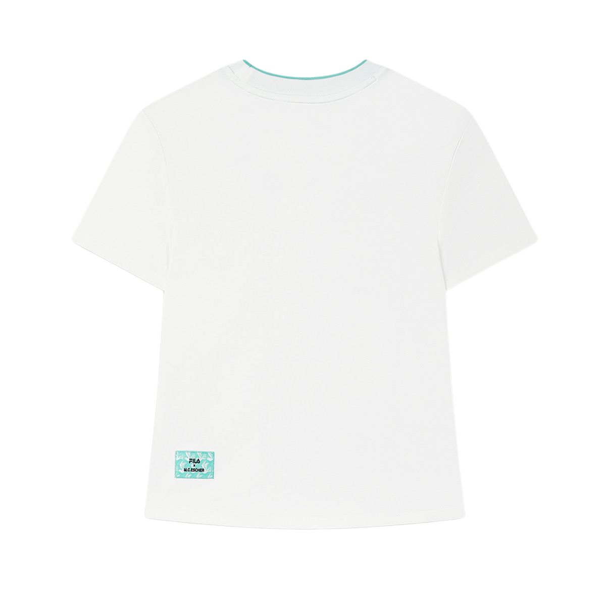 

New FILA x M.C.ESCHER SS25 T Shirt Women s Cloud White F11W538107F-WT XXL