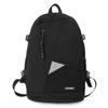 School bag new high-end backpack, large capacity for junior high and college students, simple and versatile casual travel backpack