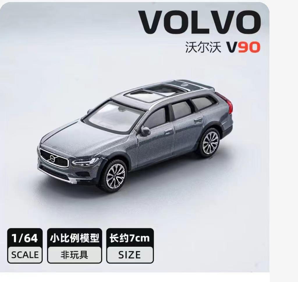 1:64 Volvo V90  V 90  Static Simulation Alloy Car Model Toy Collection Display Piece Gift
