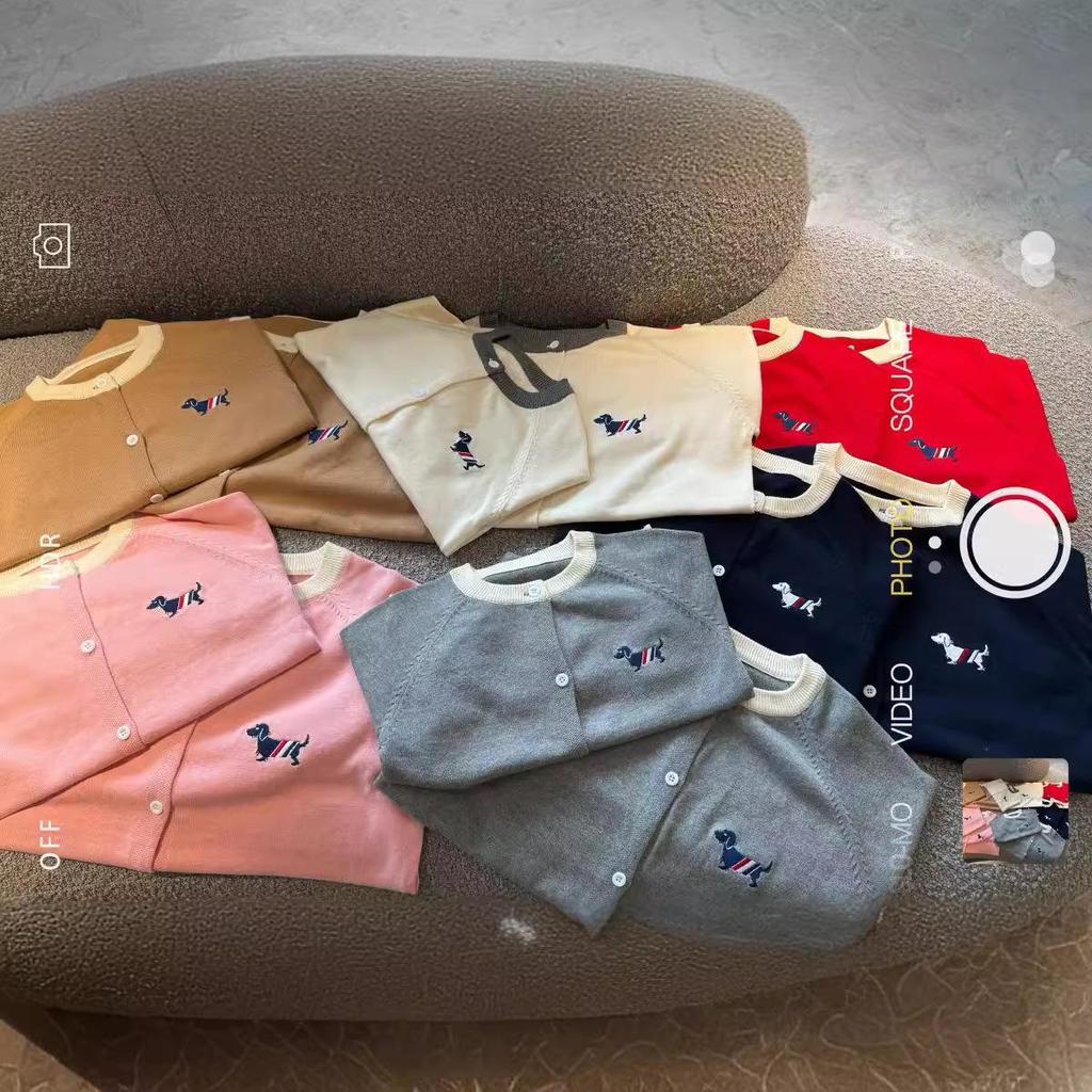 Trendiger Strick-Cardigan für Jungen, Mädchen und Paare – Frühling & Herbst TB Welpen-Design