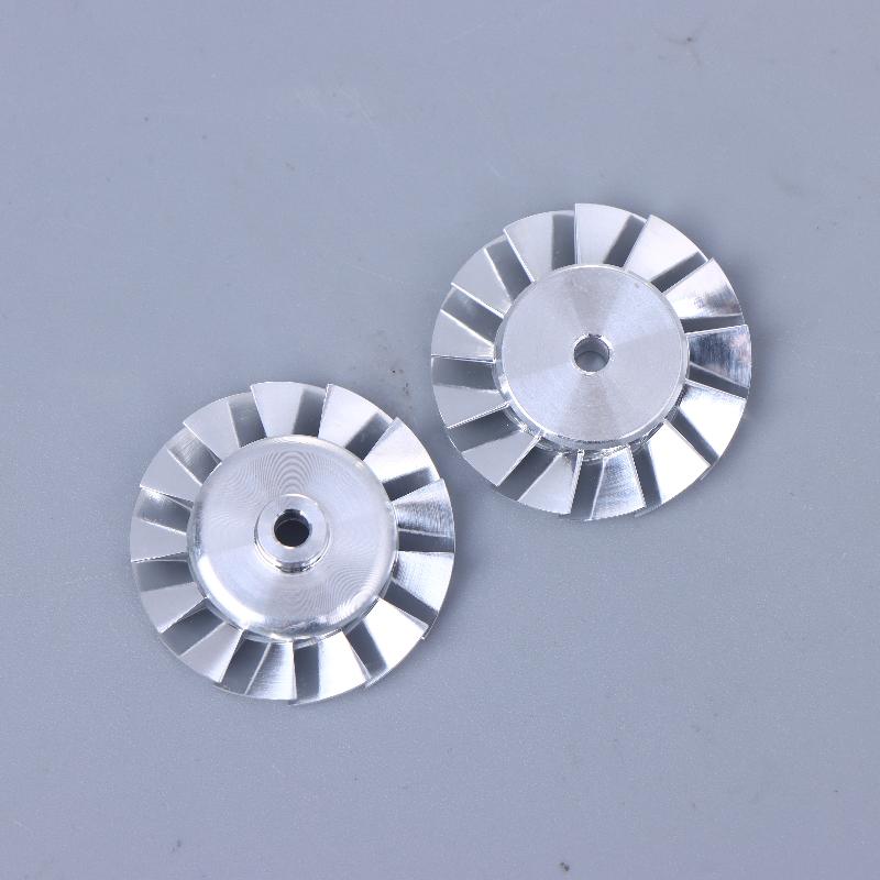 1Pcs 3Mm Hole 26.8/27.0Mm Cnc High-Precision Aluminum  For High Speed 100000Rpm Ducted Fan Blade  Hair Dryer