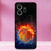 Basketball Sport Phone Case For TCL NxtPaper 70 Pro 5G Painted TPU Black Back Cover Soft Silicone Funda Screen Protector Film