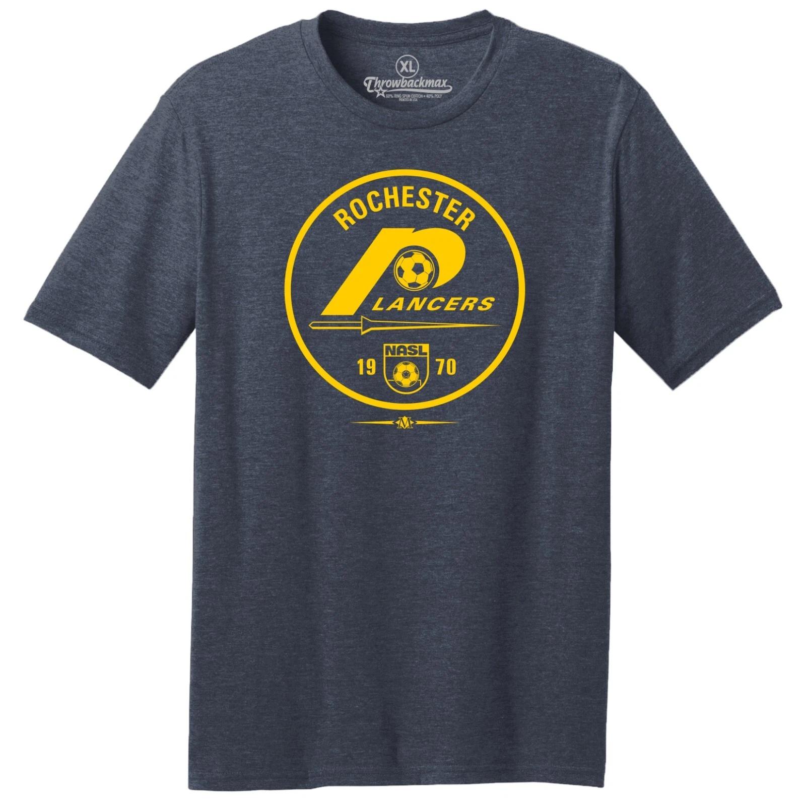 

Rochester Lancers 1970 Logo NASL Soccer TRI-BLEND Tee Shirt L