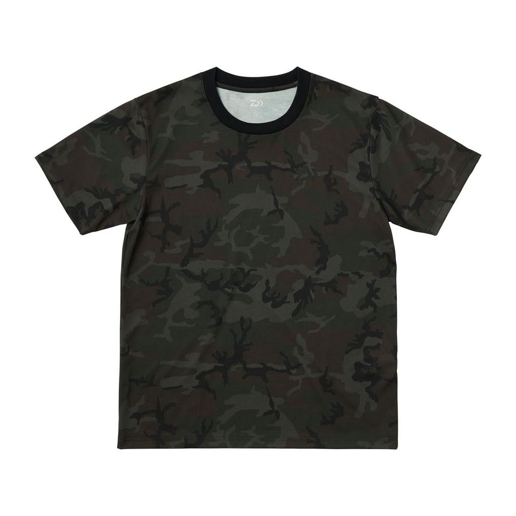 Daiwa Short Sleeve Back Print T-Shirt 25DE-8325 Green Camo L
