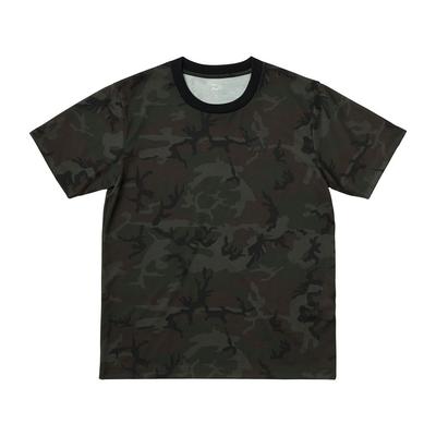 Daiwa Camiseta Verde Camuflada com Estampa nas Costas Manga Curta G 25DE-8325