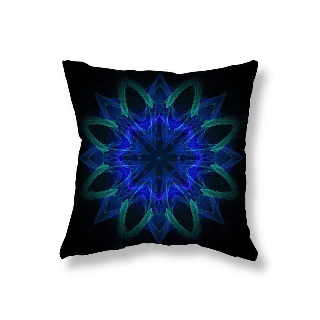 Mandala Printed Throw Pillow Cover Sofa Decor Room Bedside Office Game Chair Cushion Cover Home Decor Pillow Cover 45x45cm