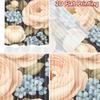 2D FLAT PRINTING 2pcs Curtains (Without Rod) Floral Rose Design (2) Easter Festival Fashion Curtains Fabric Curtains Outdoor