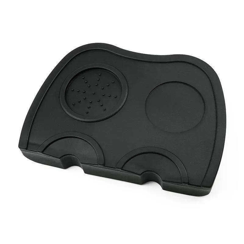 Coffee Tamper Mat Coffeeware Manual Coffee Silicone Pad Tamping Mat Barista Coffee Espresso Tampering Holder Corner Mat Pad