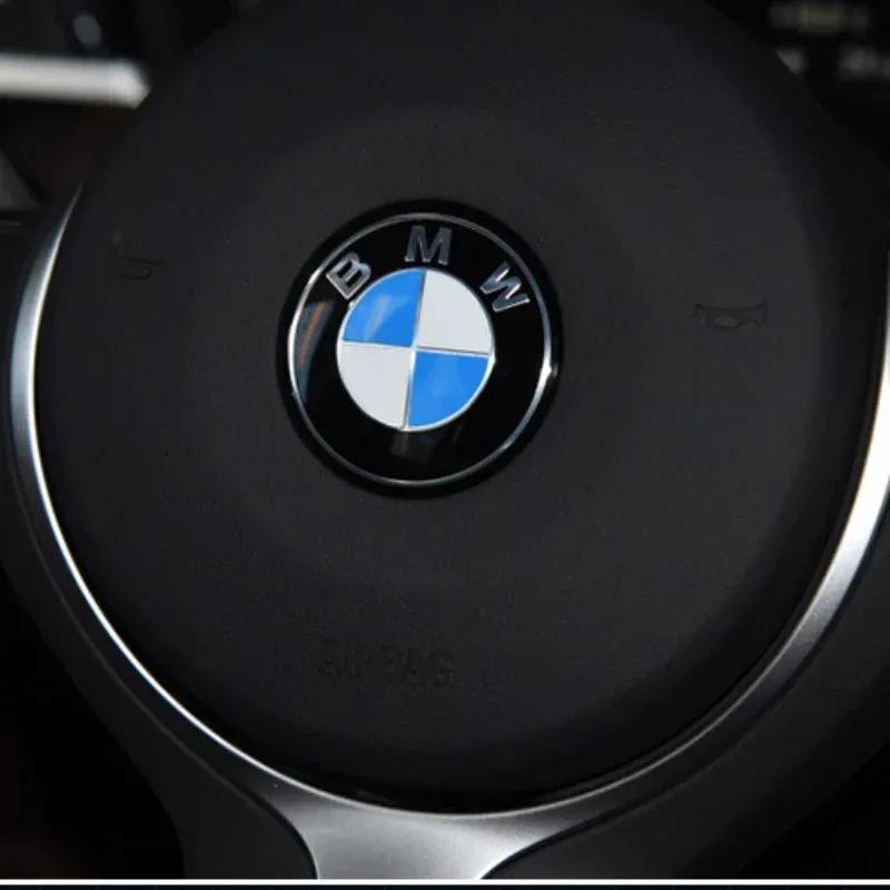 45/74/82mm/56mm/68mm Auto Car Styling Emblem Badge Front Rear Trunk steering wheel wheel hub cap Sticker For BMW accessory