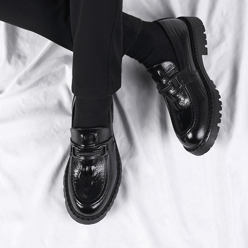 Slipper Herrenmode Business Doudou Schuhe Britischer Stil Vielseitige Herrenschuhe Frühling und Sommer Atmungsaktiv Deodorant Lederschuhe