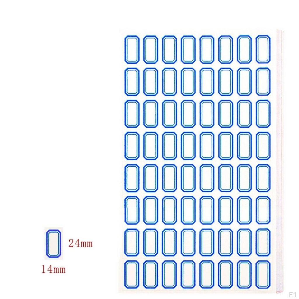 50 Sheets Tag Sticker Strong Adhesion Classification Label Effortless Peel Name for