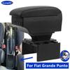 For Fiat Grande Punto Armrest Box for Fiat Punto Car Armrest Box Central Storage Box Interior Retrofit Car Accessories