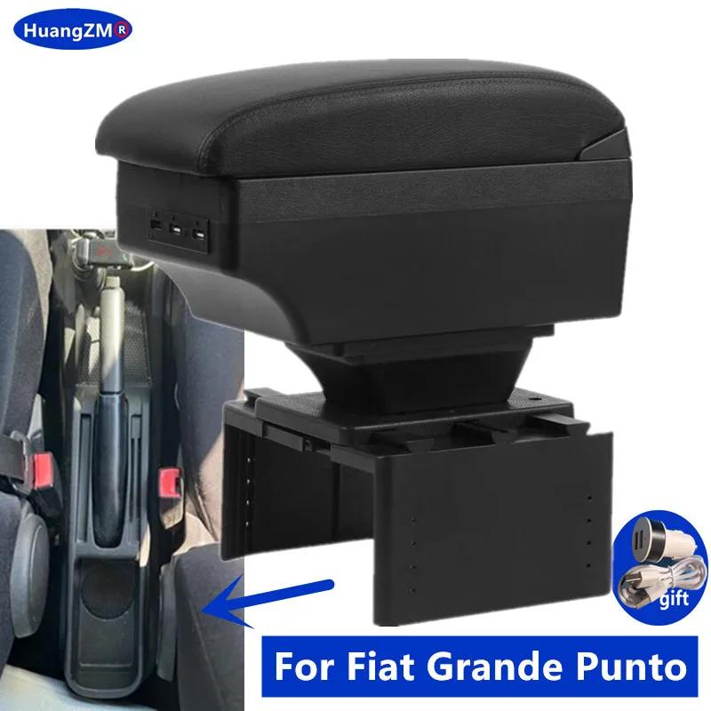 For Fiat Grande Punto Armrest Box for Fiat Punto Car Armrest Box Central Storage Box Interior Retrofit Car Accessories