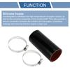 X AUTOHAUX Inner Diameter 2.4 inches (60 mm) Length 5.9 inches (150 mm) 0