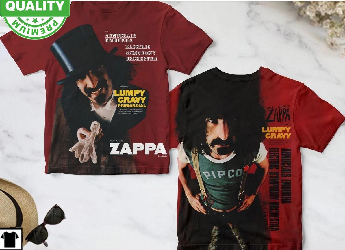 Frank Zappa Lumpy Gravy Album 3D AOP Shirt Polyester Unisex S-6XL E2118 XXXXL