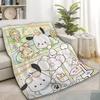 Pochacco Sanrio Luxury Blanket Bed Blankets and Throws Kpop Demon Hunter Hysteric Mini Dandys World Plaid Home Throw Winter