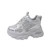 Inner height increase mesh dad shoes 22 autumn new thick-soled muffin breathable increase CM