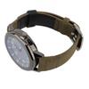 Men Analog Watch Fashion Casual PU Leather Strap Round Face Mineral Glass Easy Reading Quartz Wrist Watch for Indoor Outdoor Activities