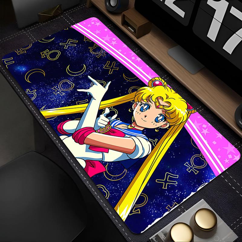 Colorful Mouse Pad SSailor Moon speed For esports players Office Laptop Computer Keyboard Pad Non Slip Desk Mat XXL Mousepad