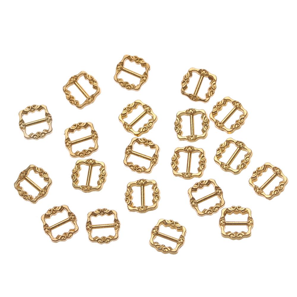 

20 шт. 3,5/7 мм Міні Триглайд Пряжка Ультрамаленька Металева Пряжка для Ременя для Лялькових Сумок Взуття Кнопки для Рукоділля DIY Аксесуари для Лялькового Одягу