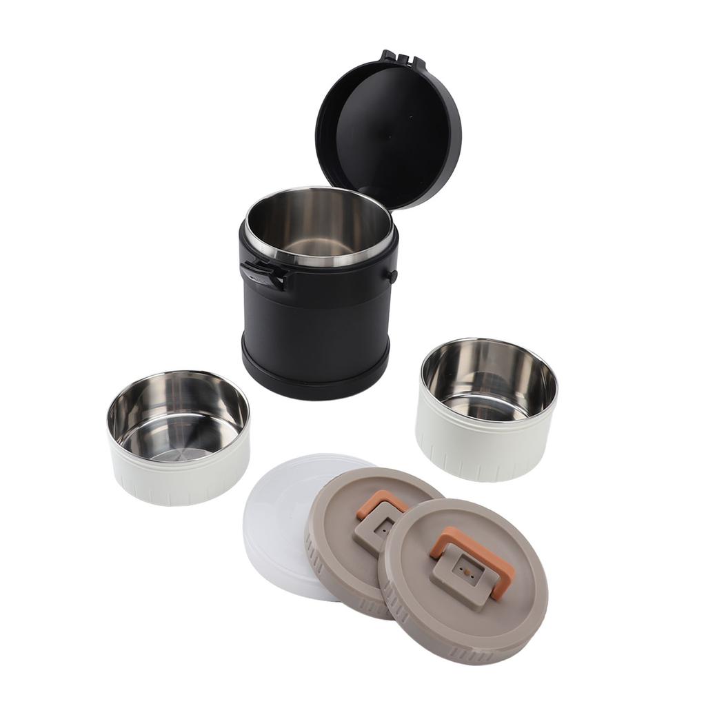 Recipient Izolat pentru Alimente Profesional Capacitate 1.4L Oțel Inoxidabil 304 Straturi Duble Etanș Vid