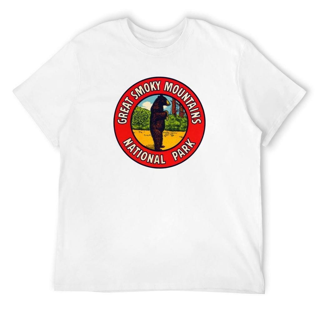 1940s Great Smoky Mountains National Park T-Shirt Shirts Graphic New Edition Plus Sizes Funny T Shirts for Men