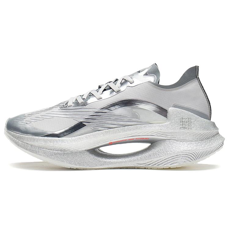 

Li Ning Shadow 1.0 Fabric Cushioning Slip Resistant Abrasion Resistant Breathable Low top Running Shoes Men s Silver ARRS001-7 46