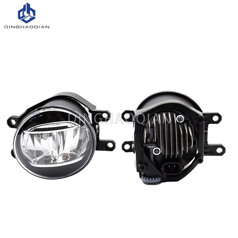1 set Fog Lights Headlight For Toyota YARIS 2014 2015 2016 2017 LED Fog lights Car Fog Lamp Kit With Harness Bulb Switch