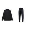 Under Armour Color Block Loose Long Sleeve Knit Straight Leg Casual Sports Suit Unisex Suit Black 22500706-001+23600304-001