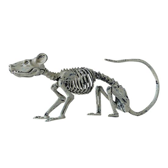 Halloween Animal Skeleton Plastic Bone Model Realistic Skeleton Crow Spider Rat Scorpion Figurine for Haunted Houses Graveyard Scenes Parties Decor