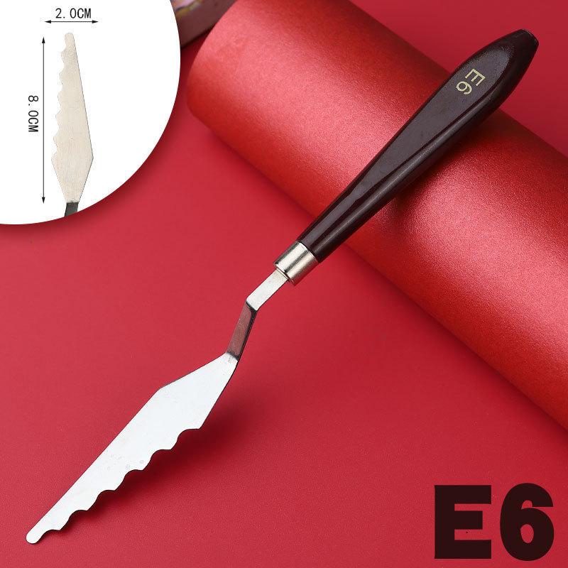 Art Spatula Set: Stainless Steel Palette Knife for Oil, Gouache, and Pastels