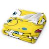 Cartoon Blanket Flannel Spring Autumn SpongeBob SquarePants Breathable Super Soft Throw Blankets for Bedding Car Bedspread