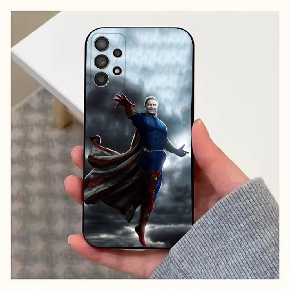 H-Homelander T-The Boys Phone Case For Samsung S25,S24,S23,S22,S20,S21,S10,Ultra,Plus,Lite,FE,Soft Silicone Black Cover