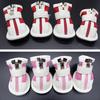 Pet Puppy Teddy Mesh Dragkedja Sneakers Andas Magic Tape Stängning Cat Dog Skor