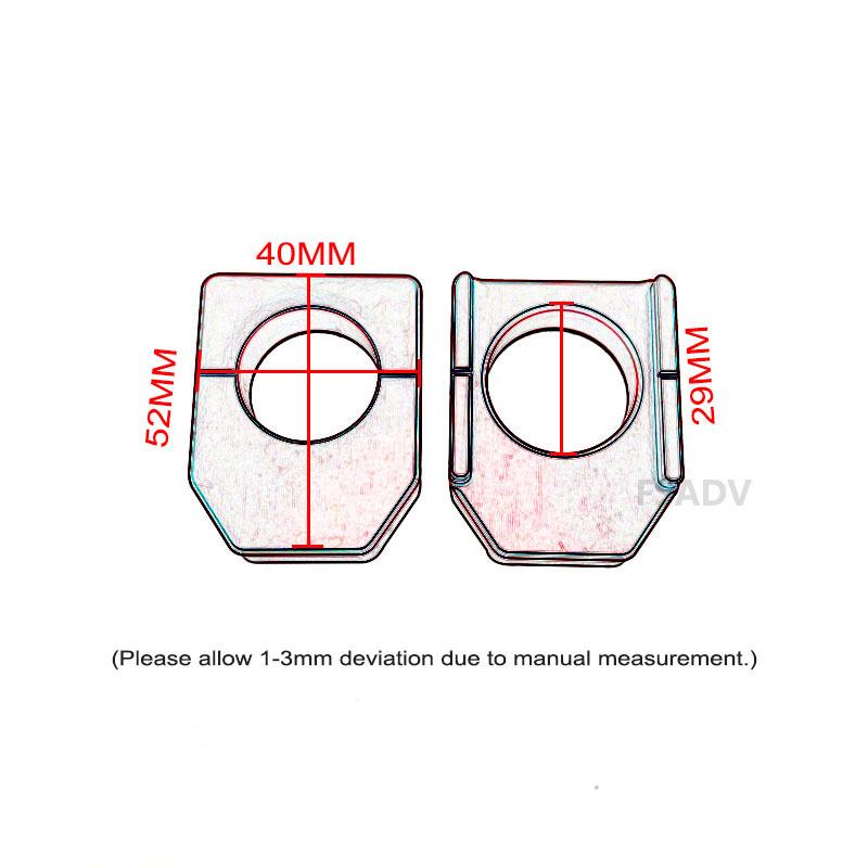 Fit For HONDA CR125R CR250R Aluminum Rear Adjuster Block Chain CRF250R CRF250X CR 125 250 R CRF450R CRF450X CRF450RX CRF 450