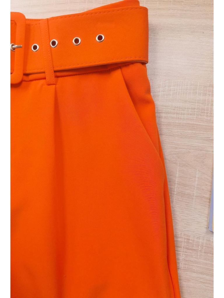 European & American Slim-Fit Straight-Leg Nine-Point Pants with Elastic Waistband