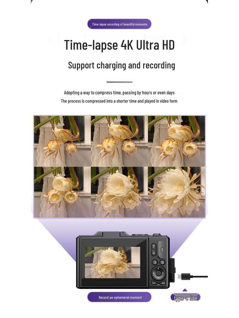Ultra HD Entry-Level Mirrorless DSLR Camera for Students