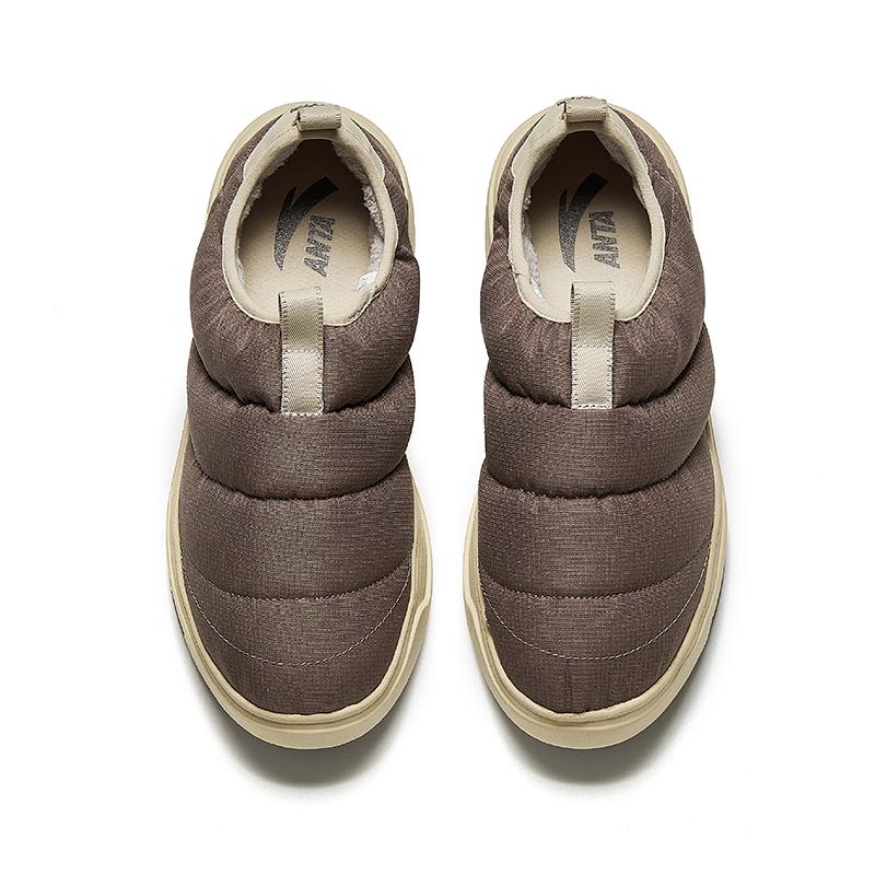 Anta Life Collection Slip Resistant Abrasion Resistant Low Top Casual Shoes Men's Enamel Gray Nude Khaki 112448922-1