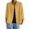Women's Loose Fashion Collar Casual Cardigan Tops Jacket