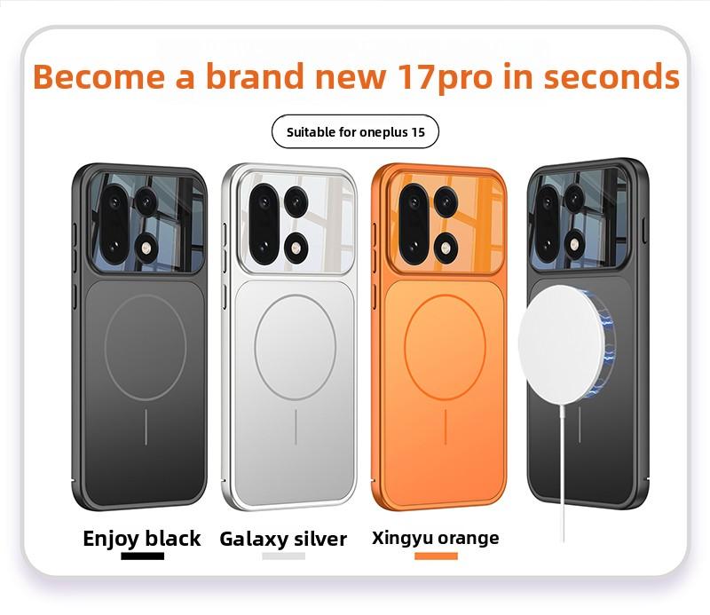 For OnePlus 15 Case Hard PC Matte Magnetic Wireless Charging Protective Back Cover Case For OnePlus15 One Plus 15 Phone Shell